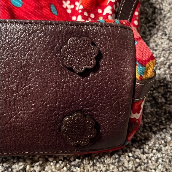 Brighton Floral Print Canvas Purse Brighton Bag - Picture 4 of 15